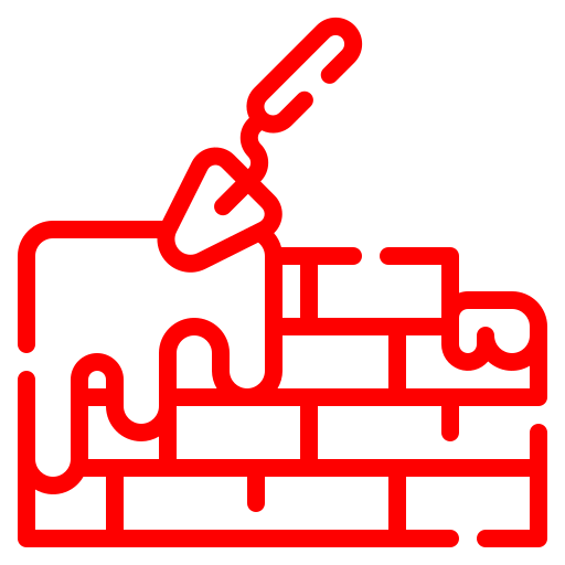 Icono de muro de ladrillos